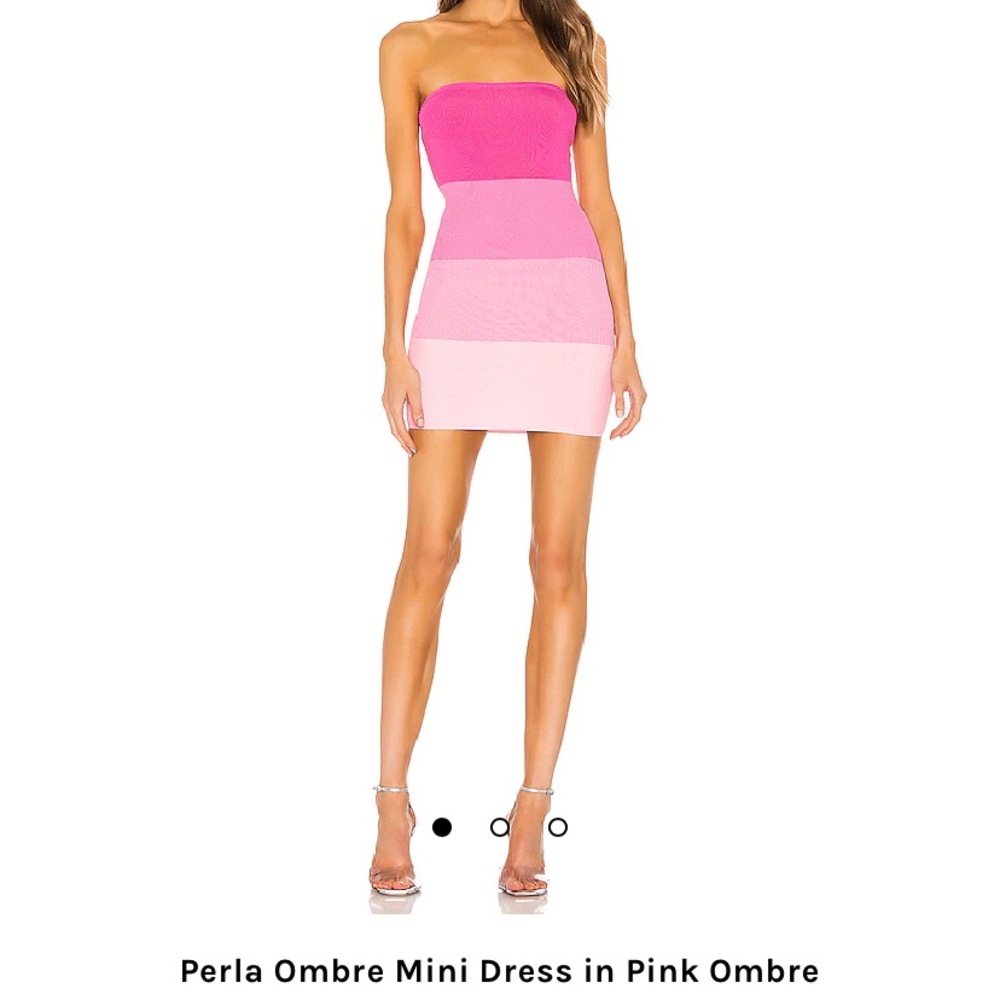 Ombré pink mini dress from Revolve.Worn once in great condition Very flattering